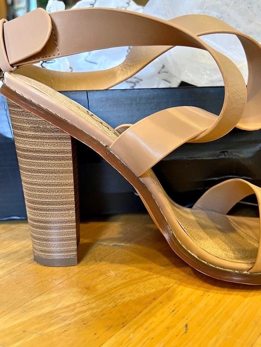 Lulus Shelbie Strappy Heels in Pink US 7 Like New